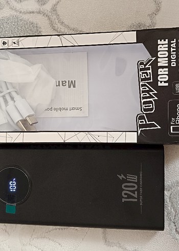 120W Siyah Power Bank - Görsel 3