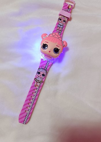 Renkli Kız Çocuk kol saati - Görsel 4