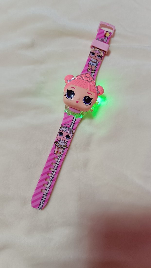 Renkli Kız Çocuk kol saati - Görsel 3