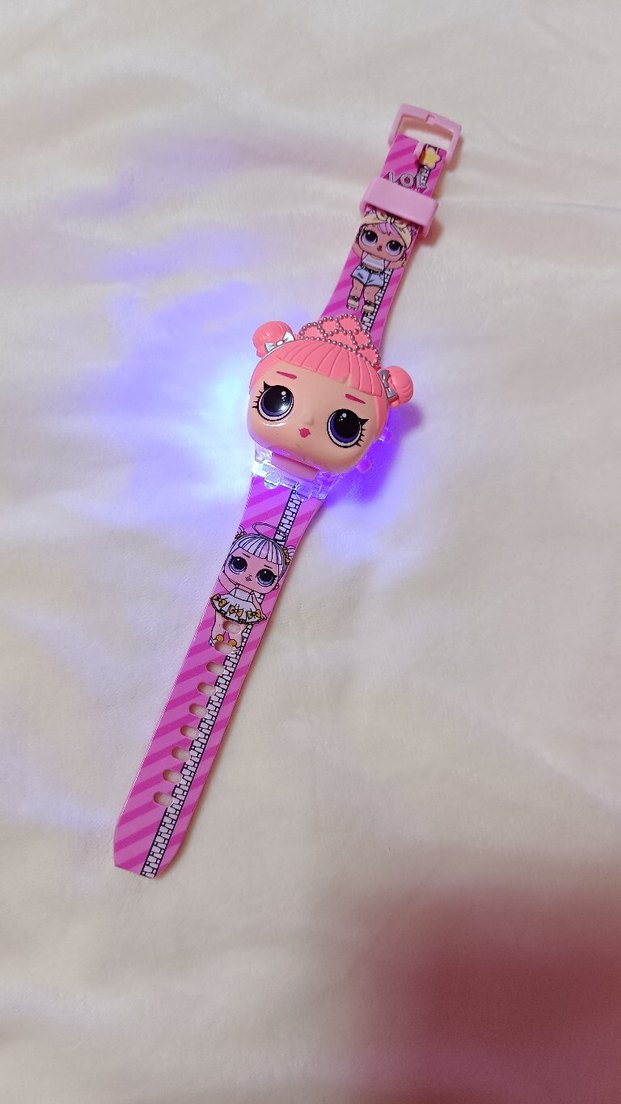 Renkli Kız Çocuk kol saati - Görsel 4