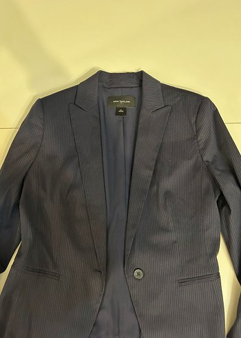 Siyah Düğmeli Kadın Blazer Ceket