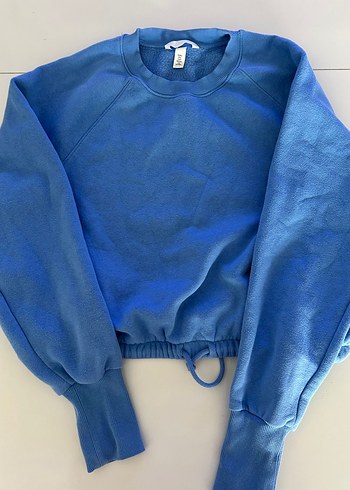 Mavi Kadın Sweatshirt, Yuvarlak Yaka, Rahat Kesim