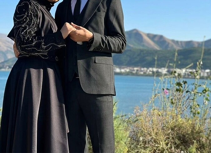 m Beden Abiye elbise