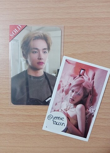 Taehyung Orjinal Layover Photocard 
