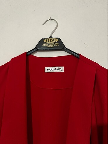 40 Beden kırmızı Renk Blazer ceket