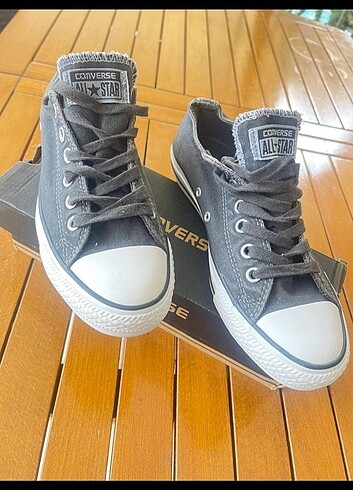 38 Beden gri Renk Orjinal converse yeni 38 