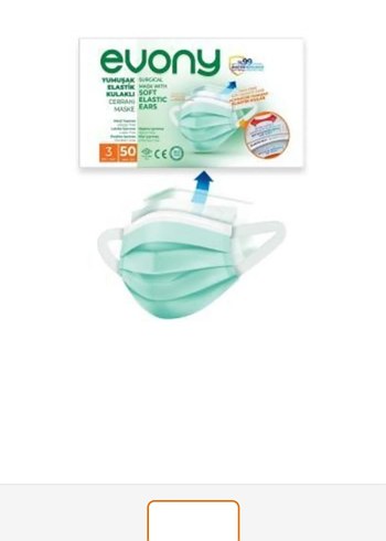 Edsya 50'li Mavi Medikal Yüz Maskesi - Görsel 3