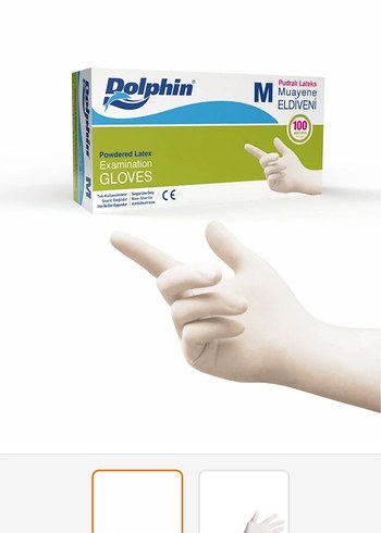 Mavi Elastik Tek Kullanımlık Eldiven - Görsel 2