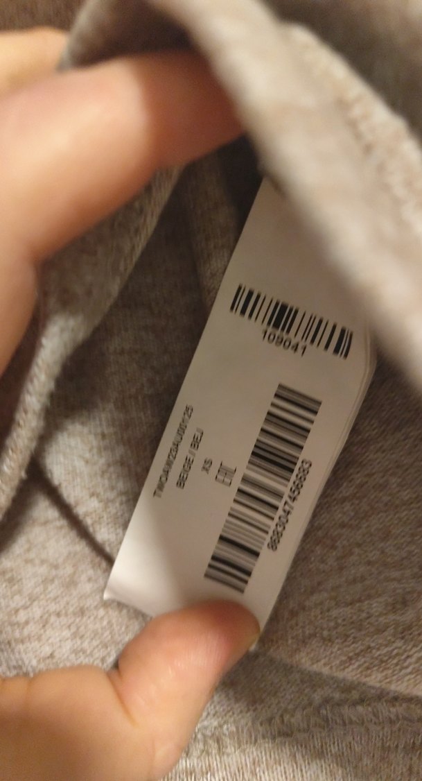 Bej Uzun Kollu Kadın Kısa Triko crop - Görsel 3