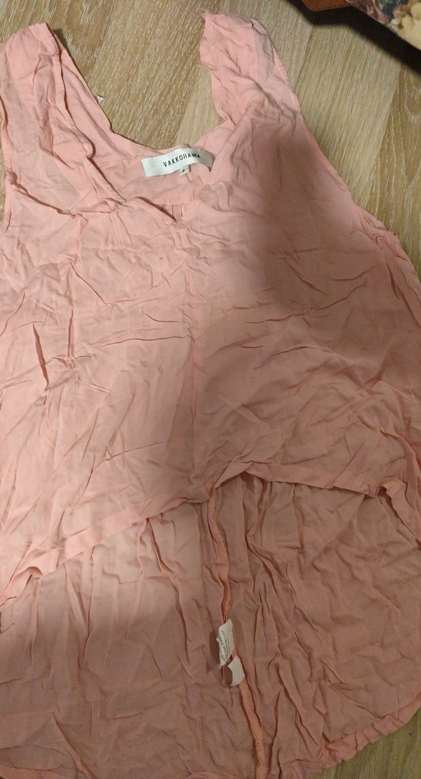 Pembe Kolsuz 2 tane Bluz - Görsel 2