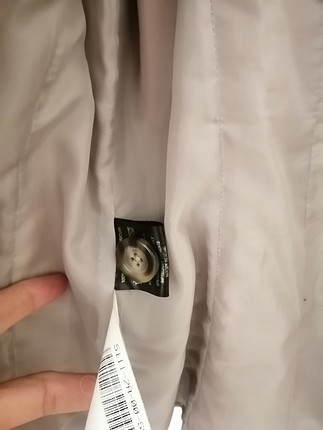 s Beden bej Renk Derimod bej rengi sıfır ayarında belden kemerli ceket