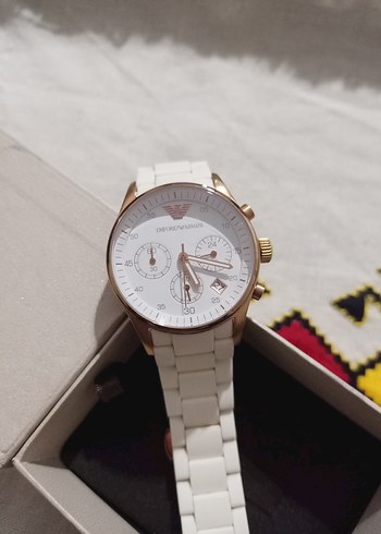 Emporio Armani Emporio Armani Beyaz bayan Kol Saati