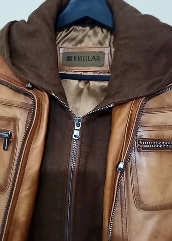 sıfır ayarında sorunsuz orjinal deri bayan mont - Görsel 9