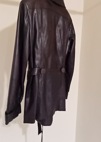 yumuşak kuzu derisi bayan ceket sıfır ayarında sorunsuz - Görsel 12