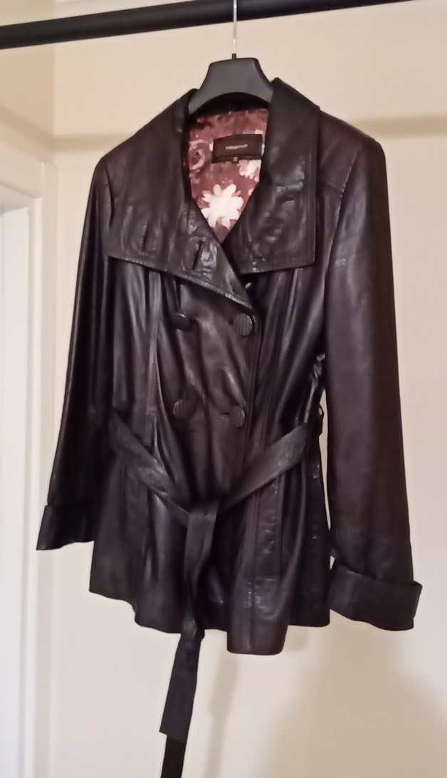 yumuşak kuzu derisi bayan ceket sıfır ayarında sorunsuz - Görsel 2