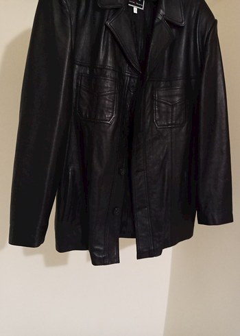 erkek deri ceket kaban sorunsuz sıfır ayarında - Görsel 7