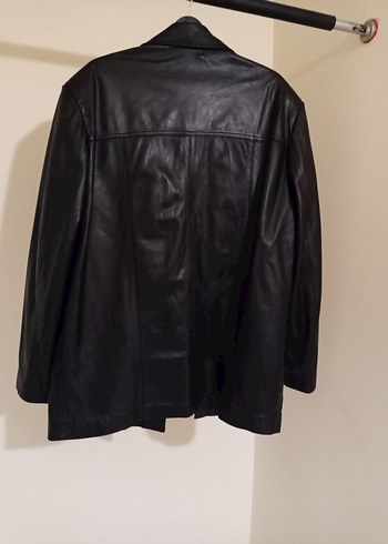 erkek deri ceket kaban sorunsuz sıfır ayarında - Görsel 8