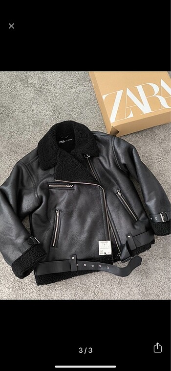 m Beden siyah Renk Zara biker mont
