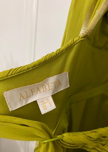 Sarı Nakışlı Bohem Uzun Elbise - Görsel 6