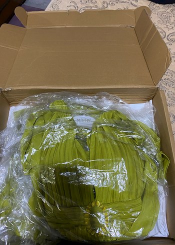 Sarı Nakışlı Bohem Uzun Elbise - Görsel 8