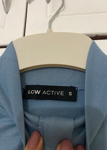 Uzun Kollu Yarım Fermuarlı Mavi Spor Üst - Görsel 3