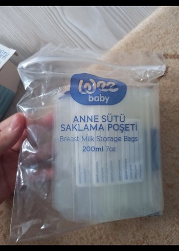 Wee Baby Anne Sütü Saklama Poşeti 25'li 200ml - Görsel 5