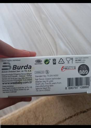 Wee Baby Anne Sütü Saklama Poşeti 25'li 200ml - Görsel 2