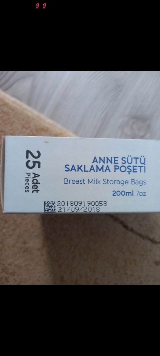 Wee Baby Anne Sütü Saklama Poşeti 25'li 200ml - Görsel 4