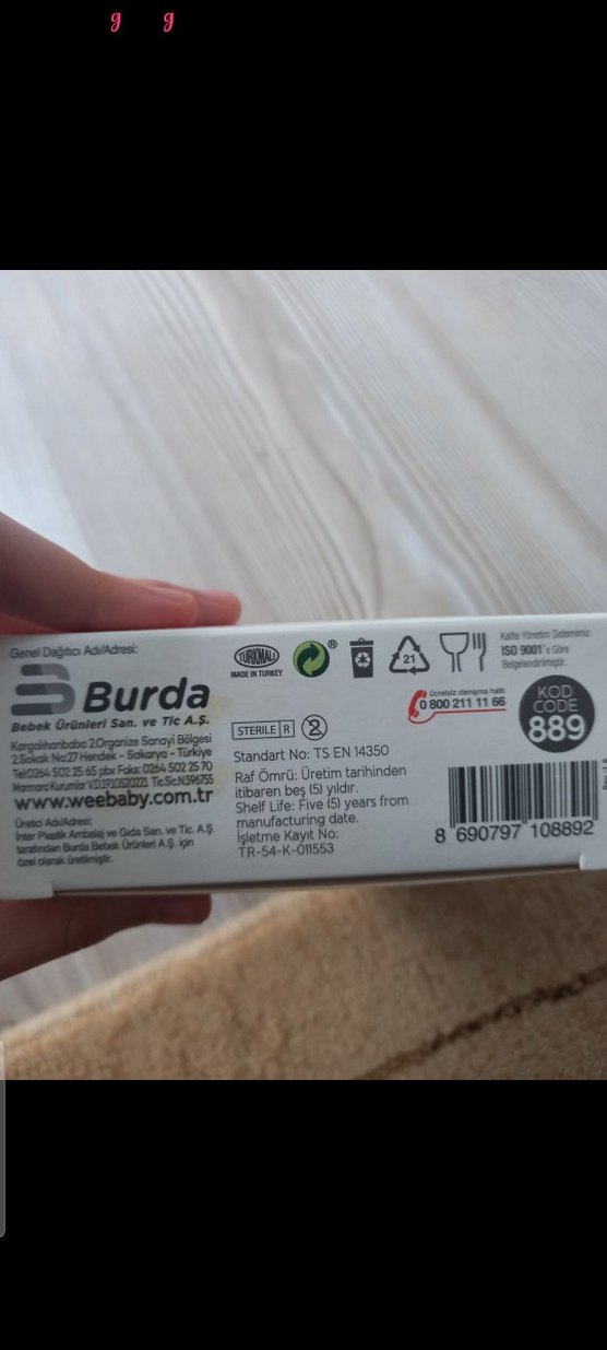 Wee Baby Anne Sütü Saklama Poşeti 25'li 200ml - Görsel 2