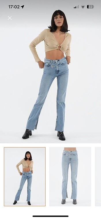 26 Beden Cross Jeans Açık Mavi Slim Straight Pantolon