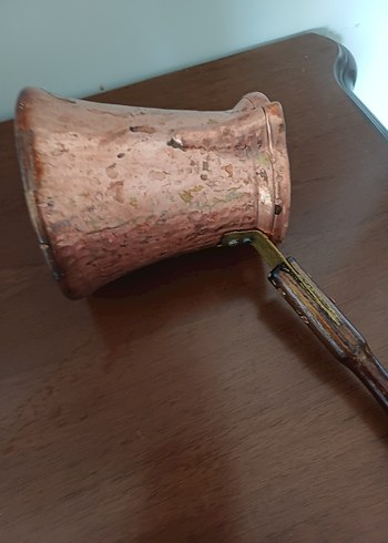 Beden Parlak kahverengi bakır cezve