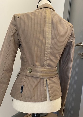 s Beden camel Renk Armani Düğmeli Kadın Blazer Ceket