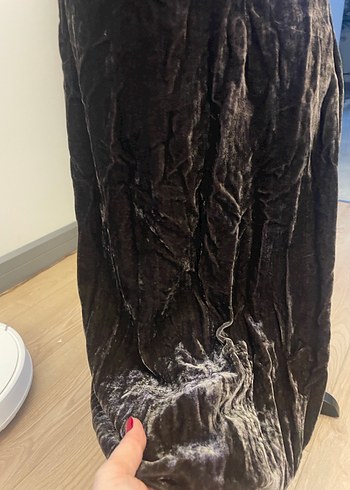 Uzun Drapeli Gotik Abiye Elbise - Görsel 6