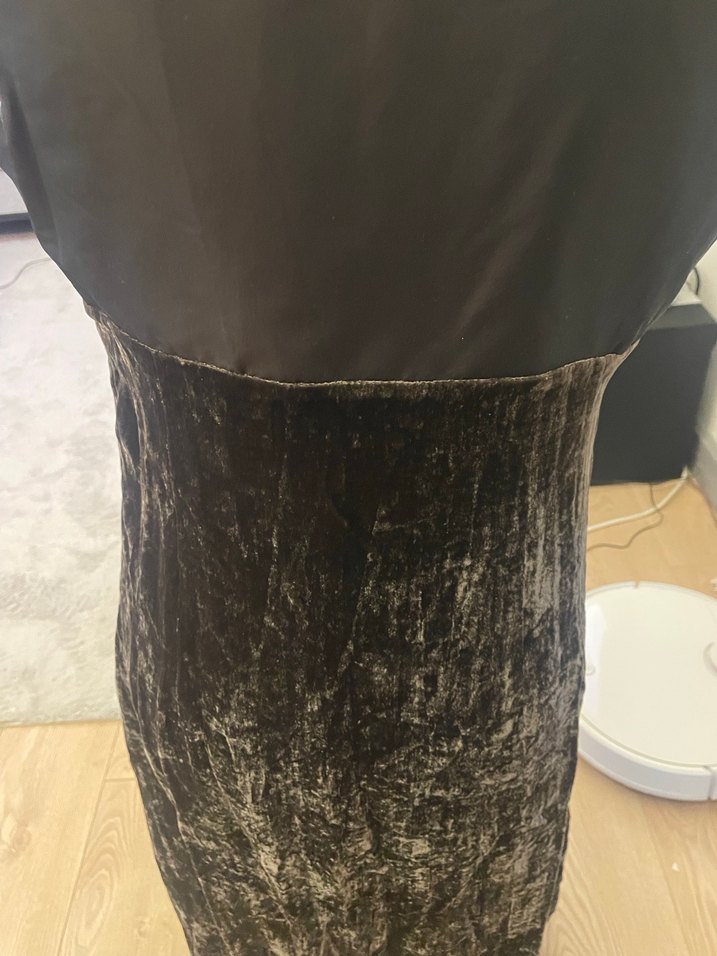 Uzun Drapeli Gotik Abiye Elbise - Görsel 4