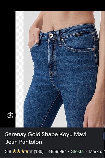 27 Beden Mavi jean