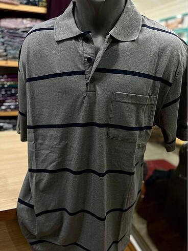 Erkek Polo Yaka Düğmeli Cepli T-shirt