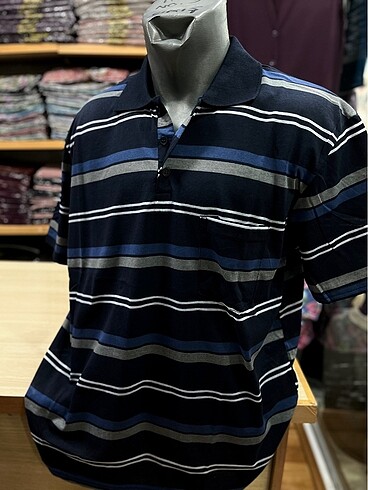 Erkek Polo Yaka Düğmeli Cepli T-shirt