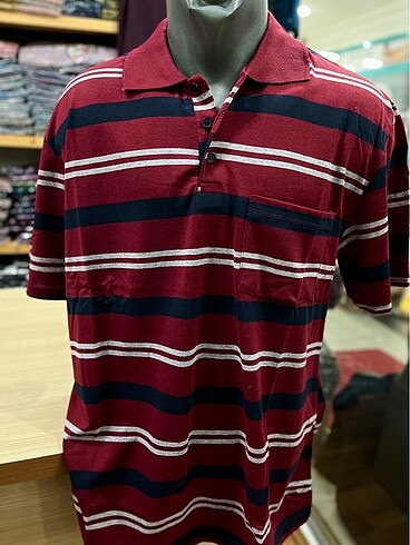 Erkek Polo Yaka Düğmeli Cepli T-shirt