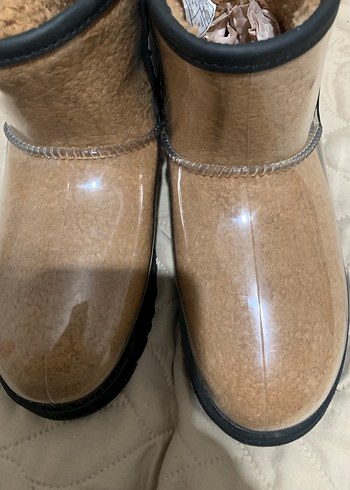 37 Beden camel Renk Ugg Classic clear mini Kadın Bot