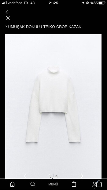ZARA CROP KAZAK