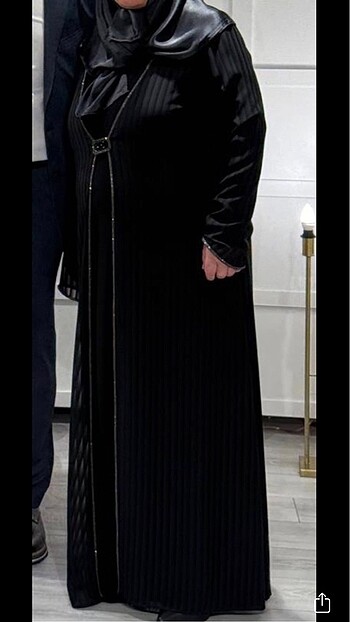 50 Beden siyah Renk Abaya