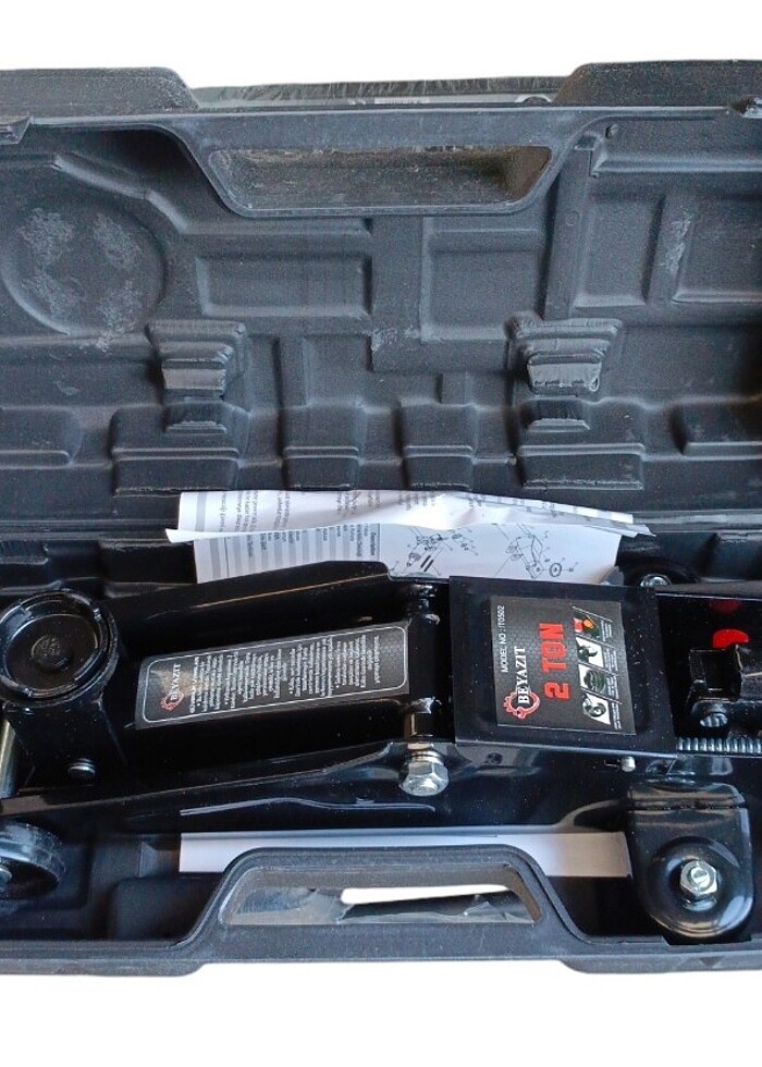 2 tonluk plastik çantalı timsah kriko - Görsel 2