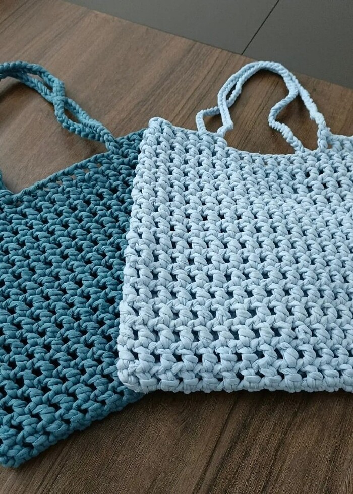 El örgüsü Veronika çanta  - Görsel 2