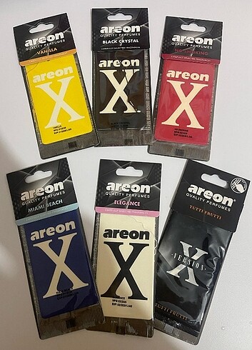 10 lu paketlerde areon kokular
