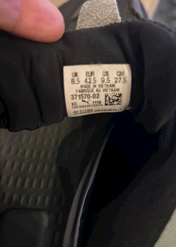 Siyah Yılan Desenli Bağcıklı Spor Ayakkabı - Görsel 5