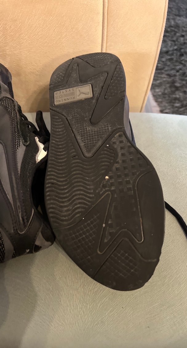 Siyah Yılan Desenli Bağcıklı Spor Ayakkabı - Görsel 3