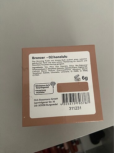  Beden Rival loves me bronzer