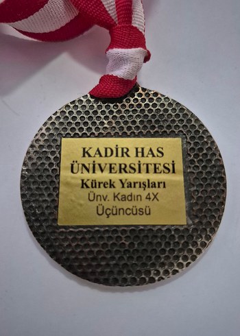Beden Kadir Has Üniversitesi Kürek Yarışı Madalyası 2015