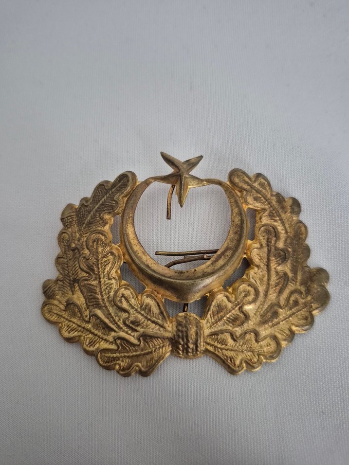 VİNTAGE TSK SUBAY ŞAPKA KOKARTI - Görsel 3