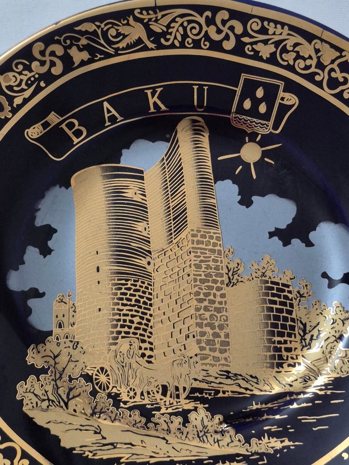 HAAS & CZJZEK ANTİKA PORSELEN TABAK - Görsel 2